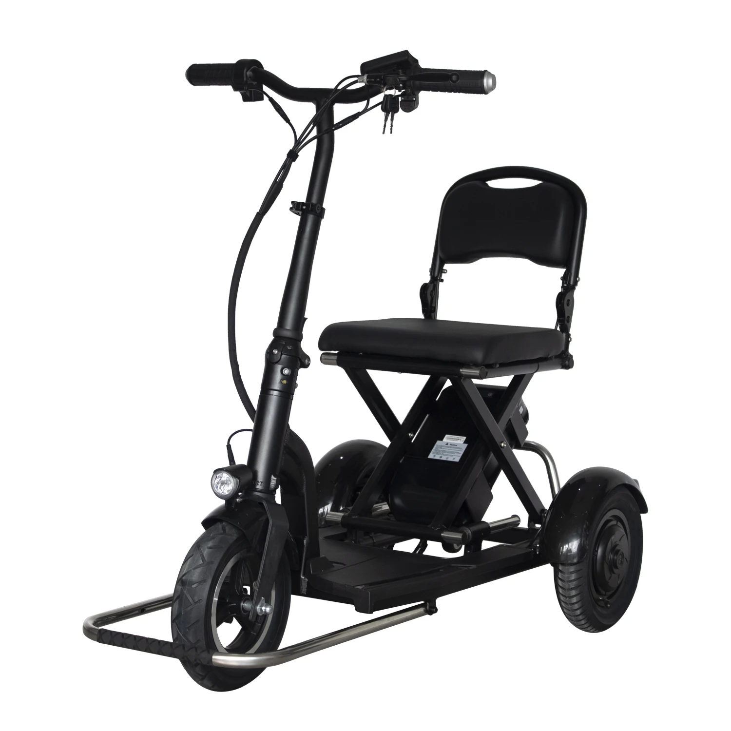 

Elderly Electric Tricycle Lithium Battery Folding Mobility Scooter