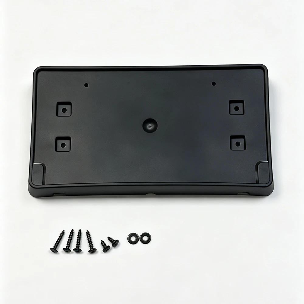 For Jeep Wrangler JL Gladiator JT 2018-2025 10th Anniversary Style Front License Plate Frame Plastic Bumper License Tag Plate