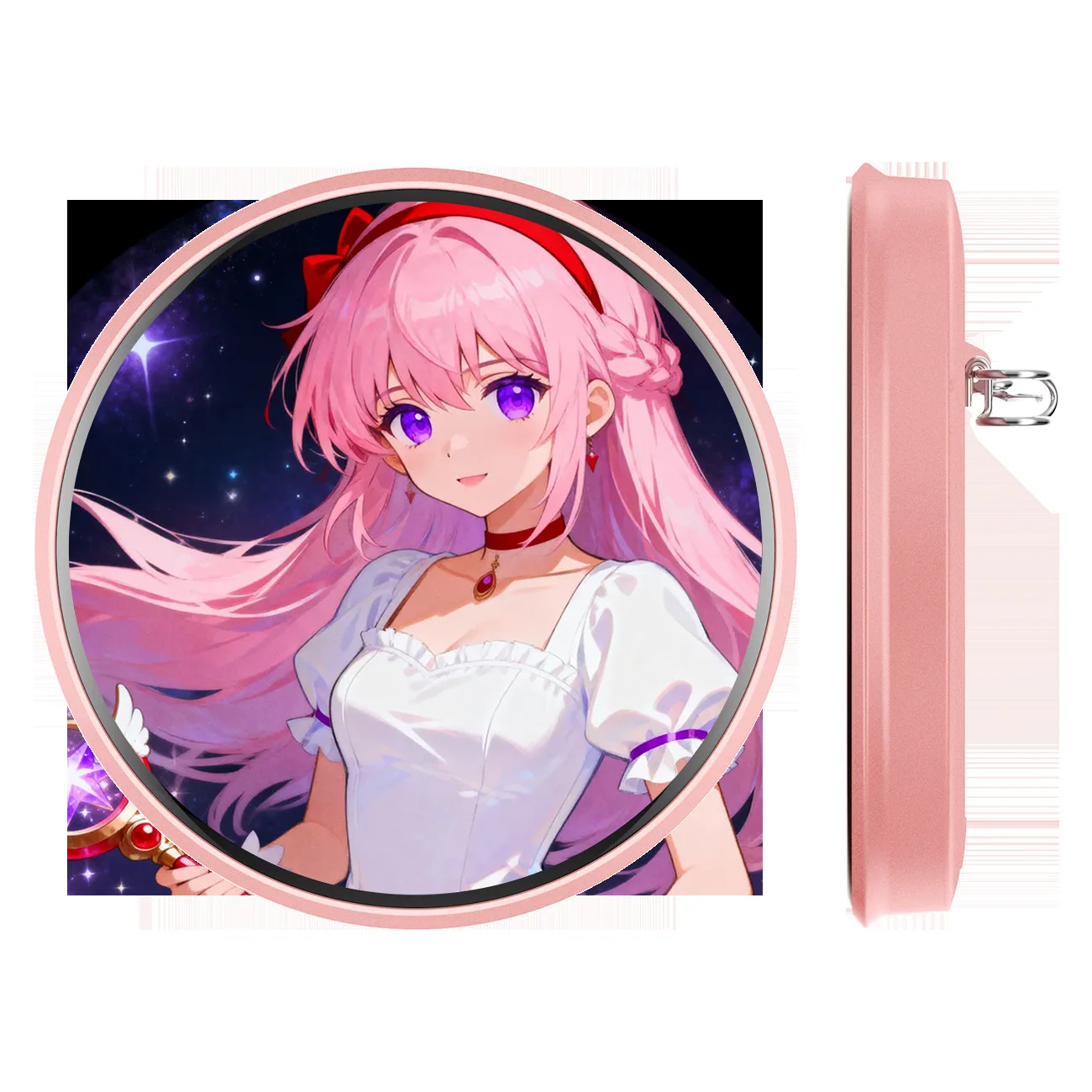 

1.85inch Dynamic E-Badge HD Touchscreen Digital Photo Display Brooch Electronic Badge Anime Pins For Fans Gift Boys Girls