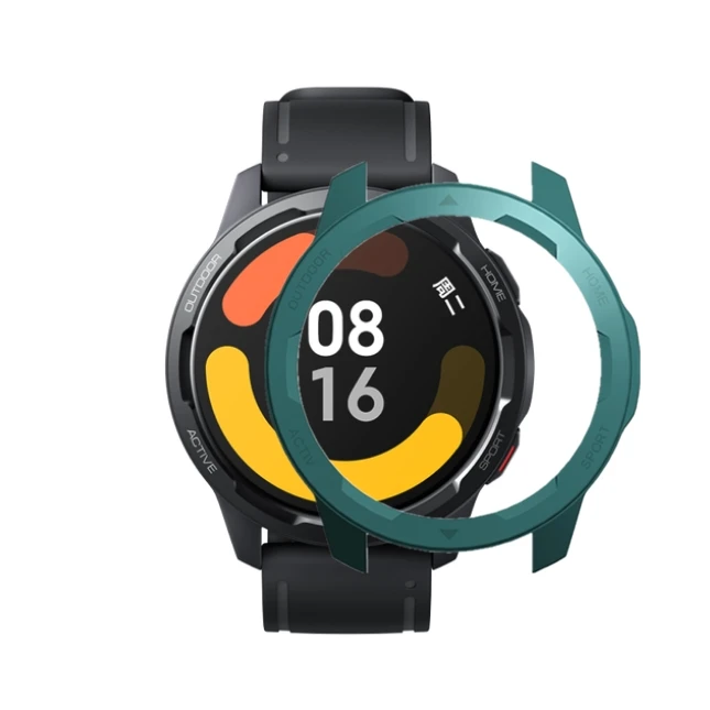 保護カバーケースxiaomi腕時計S1アクティブColor2プロテクターフレームシェルマイルのための時計の色2 pcハードケースバンパーカバー