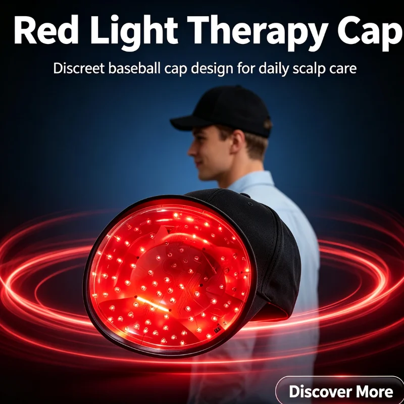 96 Diodes LLLT Red Light Therapy Hair Growth Helmet Laser Regrowth Hat for Hair Loss Treatment Electric Comb Head Care Home Use