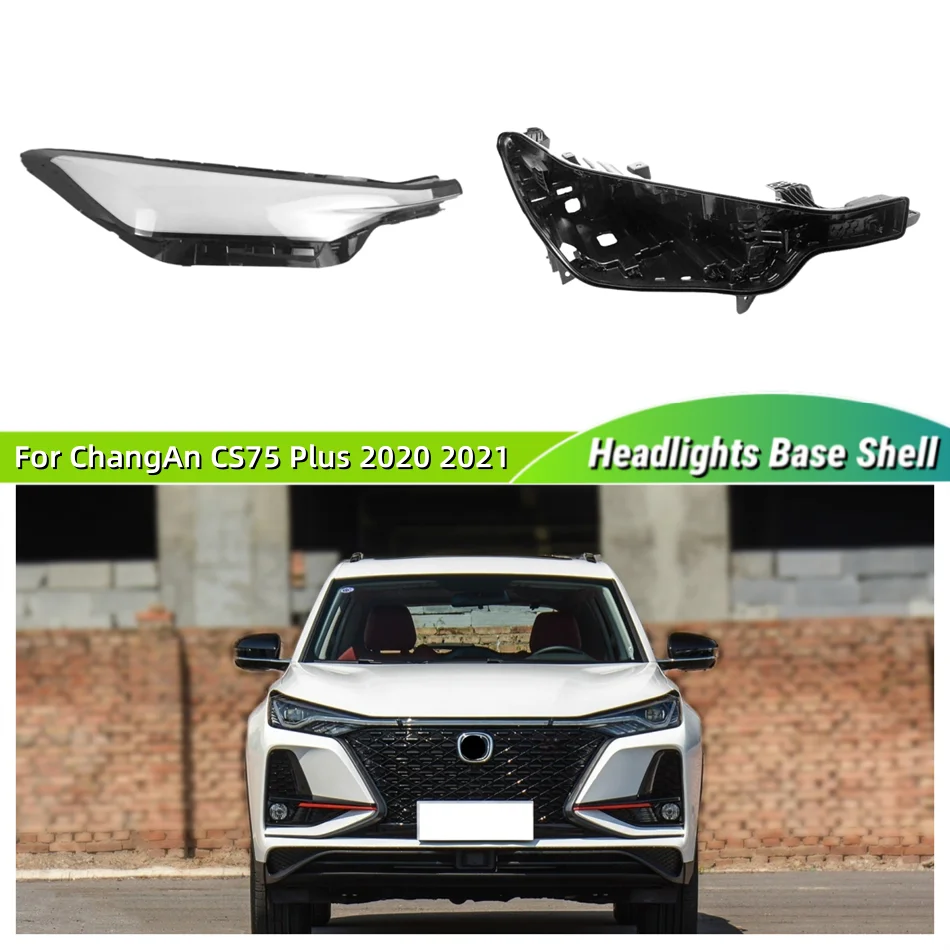 For ChangAn CS75 Plus 2020 2021 Vehicle Accessories Car Base Head Lamp Shell Headlamp Base Fixing Bracket Headlight Cap