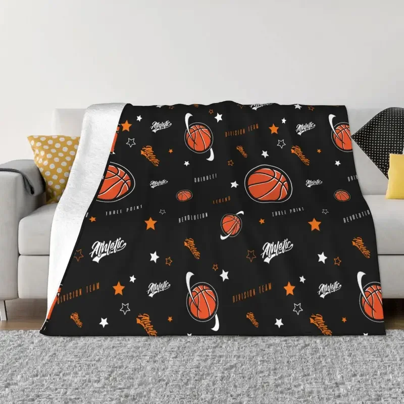 

Basketball Game Player Blankets Velvet Summer Sports Lover Multifunction Super Warm Throw Blanket for Home Couch Bedspreads