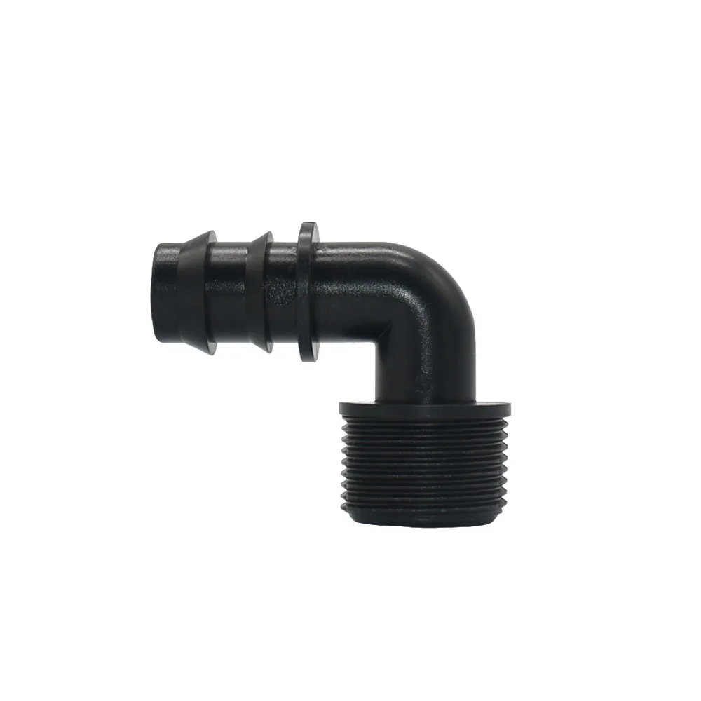 16mm 20mm 25mm 32mm Hose Barb Thread Connector 1/2 3/4 1Inch Male Female Thread Pe Tube Fitting Plastic Hose Adapter