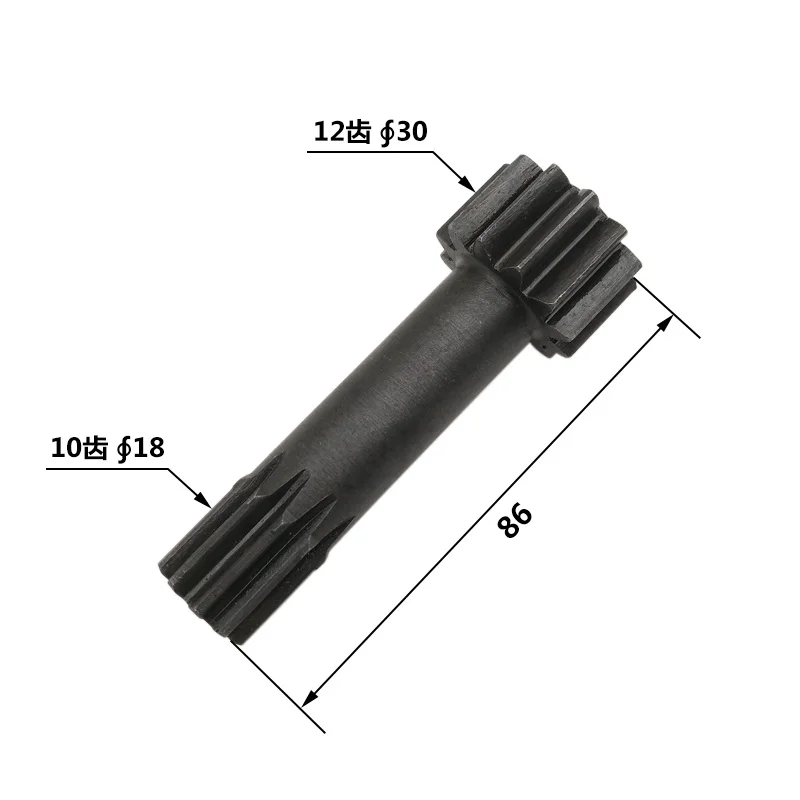 ترس مركزي لمحرك السفر، عمود تروس صن (12/10 أسنان) متوافق مع حفارة كوماتسو PC30R-8 الصغيرة #1