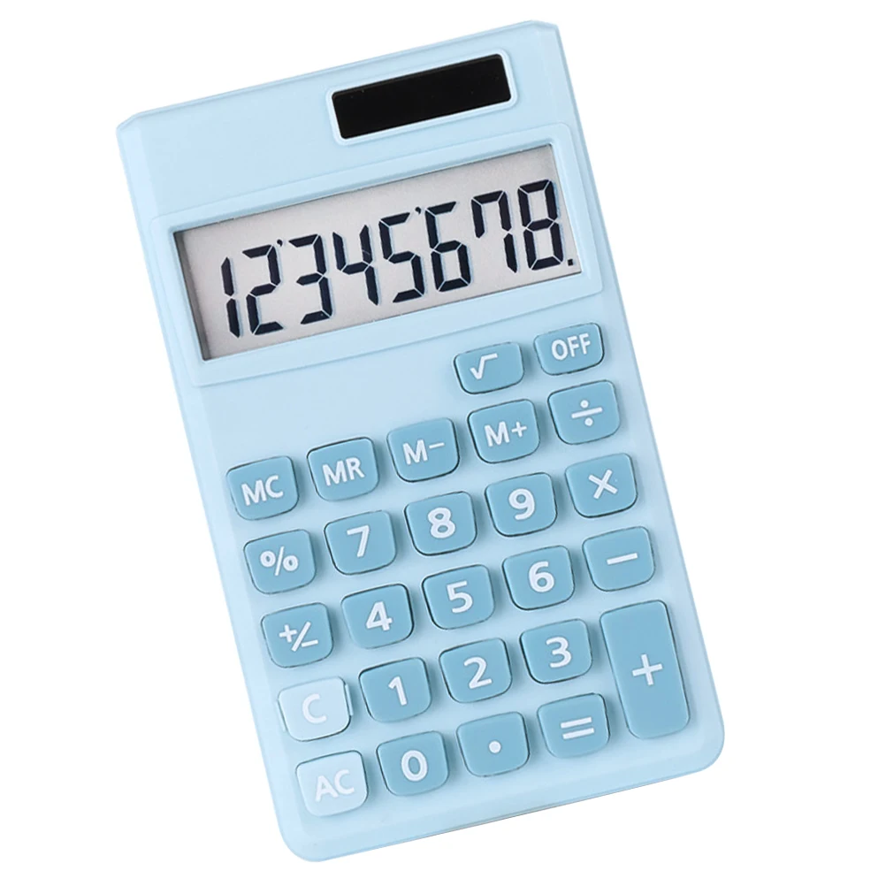 

Mini Student Lightweight Solar Powered Small Size Desk Office Use Practical Calculator For Tabletop Gift Calculator