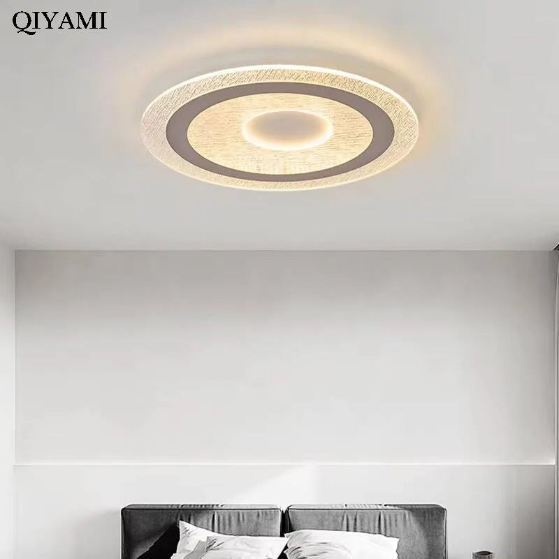 Minimalist Led Ceiling Lights Modern Light Luxury Ice Crack Creative Bedroom Study Ceiling Lamp Home Indoor Lighting Decor Lamps