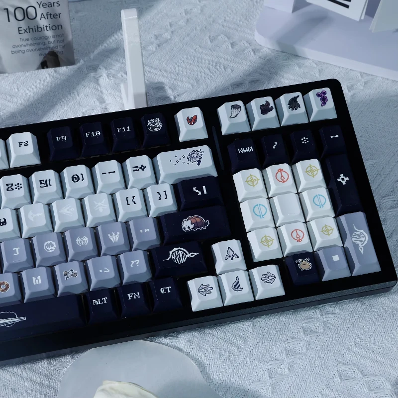 Capuchons de touches de clavier mécanique Hollow Knight Silksong, profil Cherry Pbt, jeu personnalisé, Hornet, cadeaux