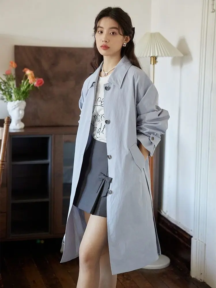 Trench-Coat ample et décontracté pour femmes, nouvelle collection printemps et été