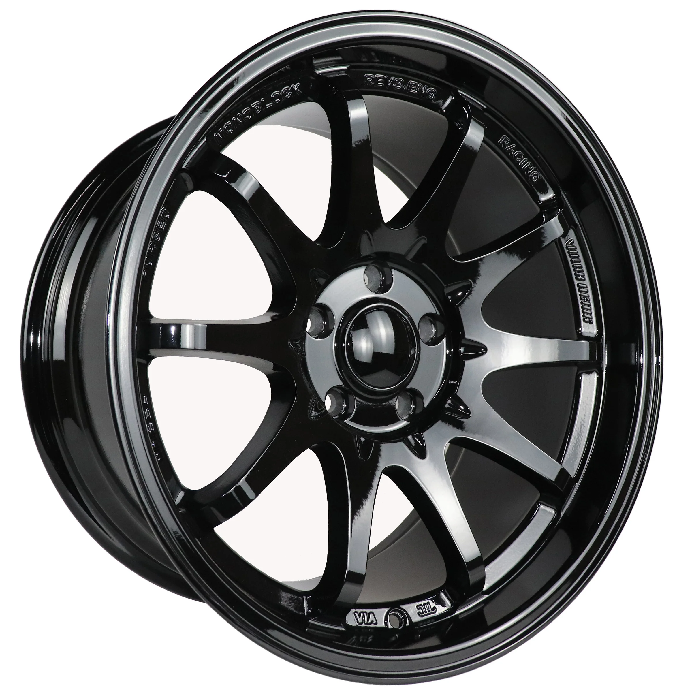 Weiya JT030 staggered 18X9.5 18X10.5 5X114.3 6X139.7 black cast wheels for sport cars