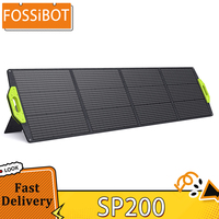 FOSSiBOT SP200 200W Foldable Solar Panel, 23.4% High Cell Efficiency, ETFE Coating, Adjustable Kickstands for Home, RV, Camping