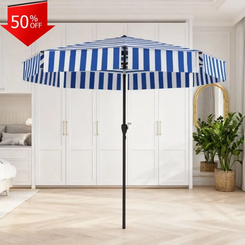 

Patio Umbrella Outdoor Garden Furniture Parasol Large Garden Umbrellas Beach Sunshade Gazebo Reinforced Rain Umbrella Tent Ultra