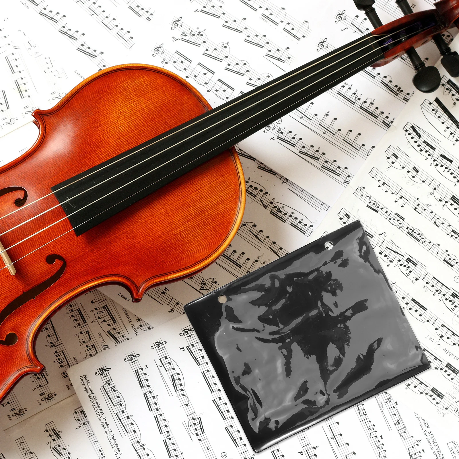 20Pcs Waterproof Music Sheet Holder Flip Folder Pages PVC Sleeve 2 Hole Music Folder for Choir Band Performance