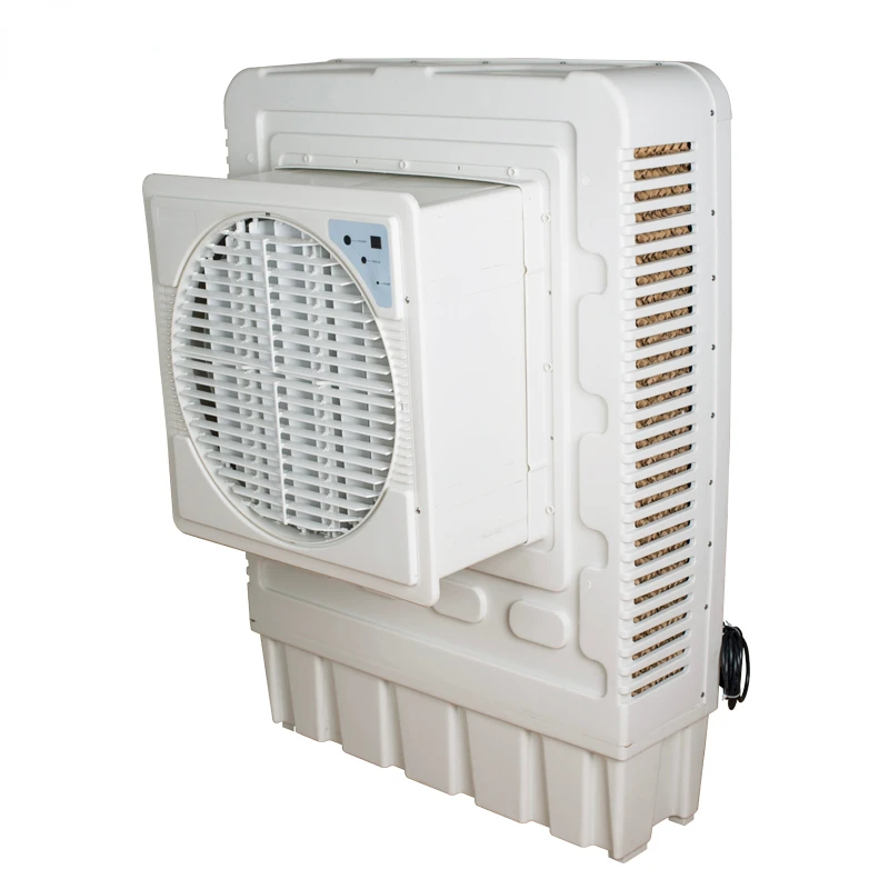 

Evaporato Cooling Fan 6000m3/h airflow Wall mounted room evaporative air cooler system