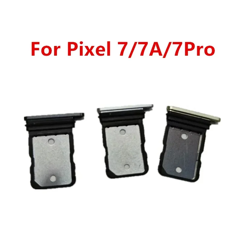 SIM Card Slot For Google Pixel 7 Pro 7A Pixel7 7Pro 5G Card Adapters Socket Holder Tray Chip Drawer Replace Housing Repair Parts