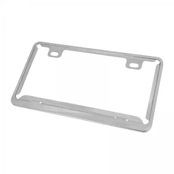 Stainless Steel Licence Plate Holder Japan Size Protective Frame Sleek Silver Design Long Lasting for Japanese Cars