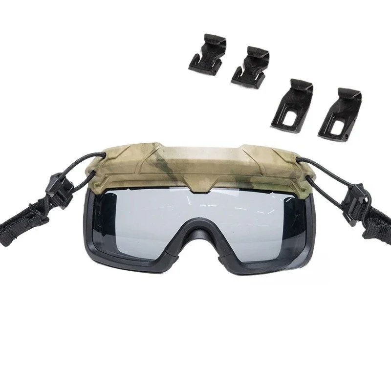 

Split anti-fog goggles for helmets