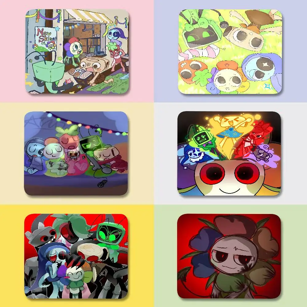 Mouse Pad Small Office Table Mats Computer Accessories Washable Non-slip Rubber Precision Lock Edge Cute Dandy's World Anime