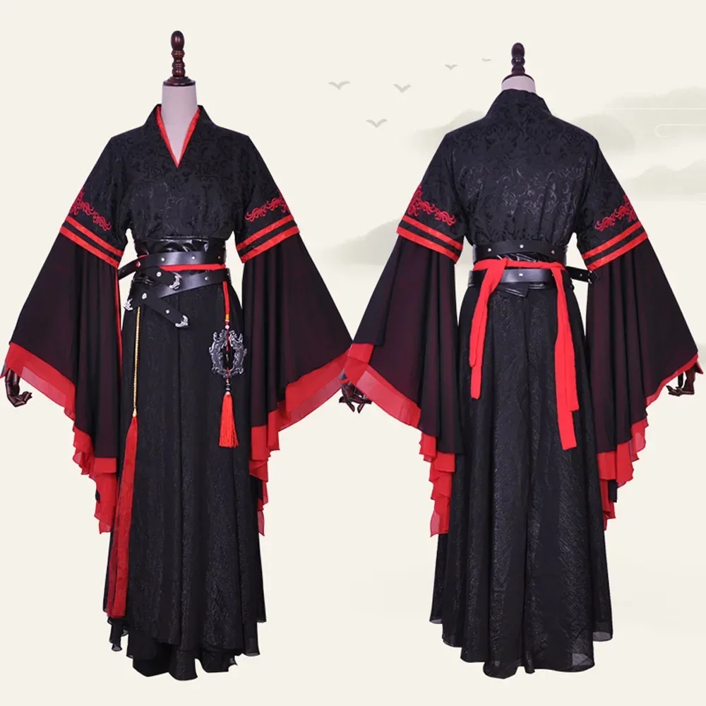 Wei Wuxian Cosplay Mo Xuanyu Costume Anime Grandmaster of Demonic Cultivation Cosplay Mo Dao Zu Shi Costume Wig