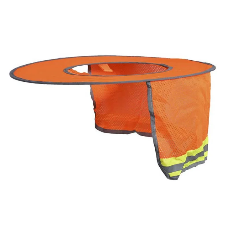 Construction Safety Reflective Hard Hat Neck Shield Helmet Sun Shade Reflective Stripe Kit Summer Sun Protection Prevent Sunburn