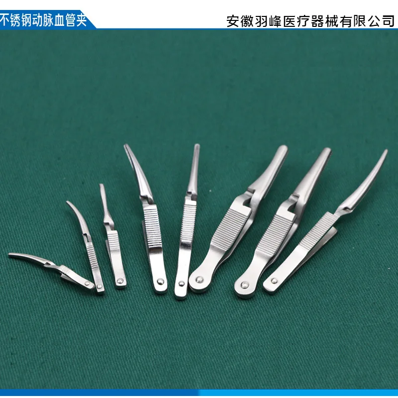 تجربة الحيوانات الجراحية جهاز إغلاق الوريد الأوعية الدموية الدقيقة مشبك حجب مؤقت مرقئ Fo #2