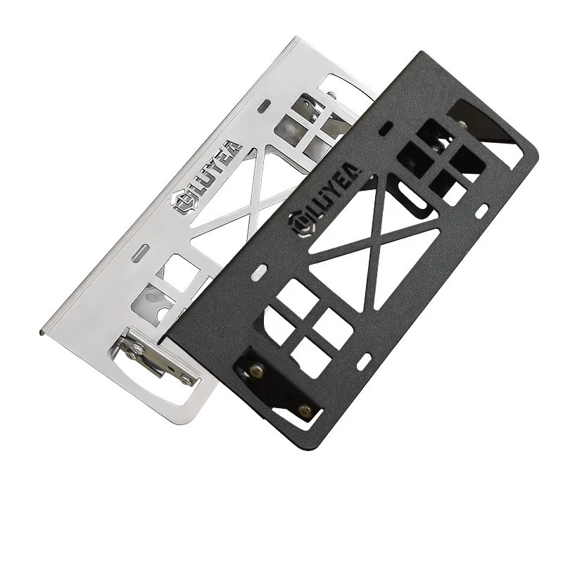 Vertical Sliding Winch Fairlead License Plate Bracket Stainless Steel for Toyota Prado FJ Cruiser 4x4 Offroad Auto Parts