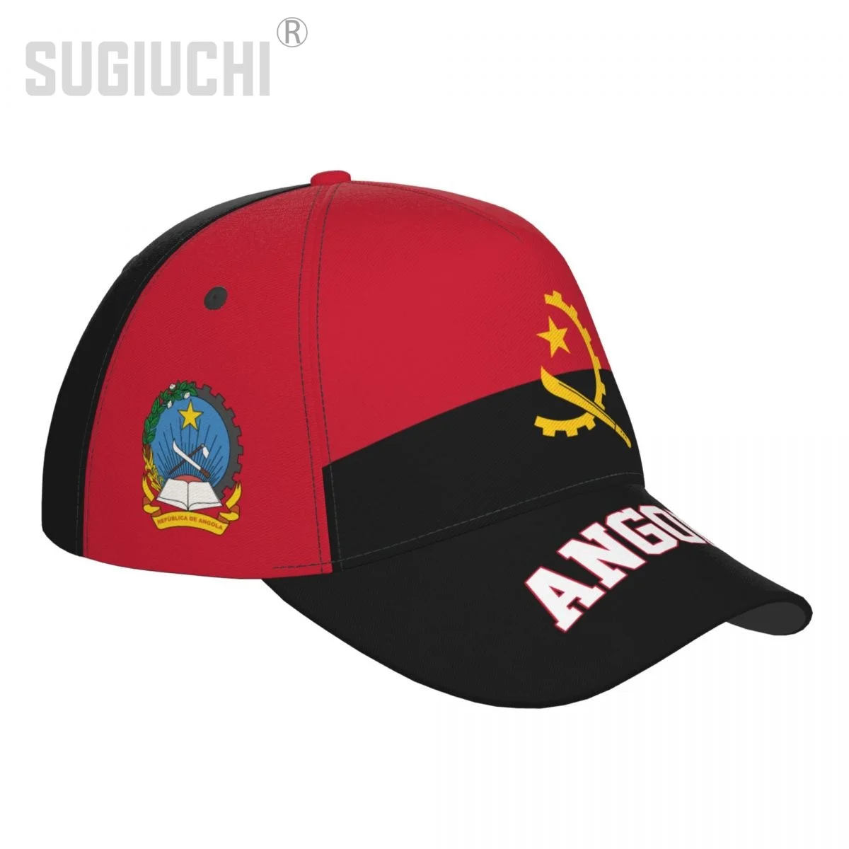 Unisex Angola Flag Angolan Adult Baseball Cap Patriotic Hat for Baseball Soccer Fans Men Women