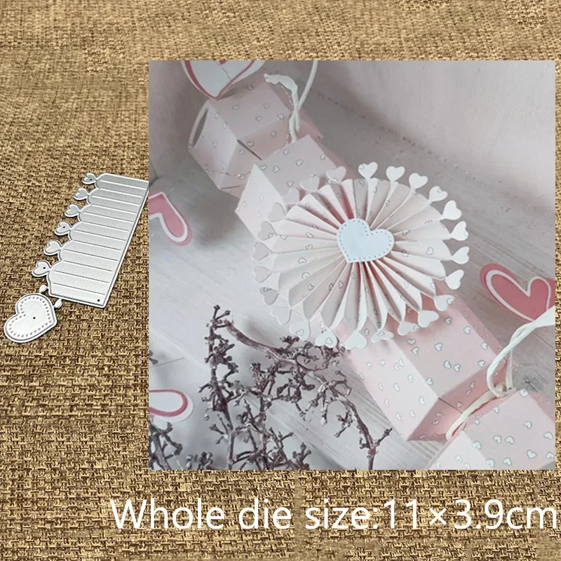 

New Design Craft Metal stencil mold Cutting Dies Folding heart flower scrapbook die cuts Album Paper Card Craft Embossing