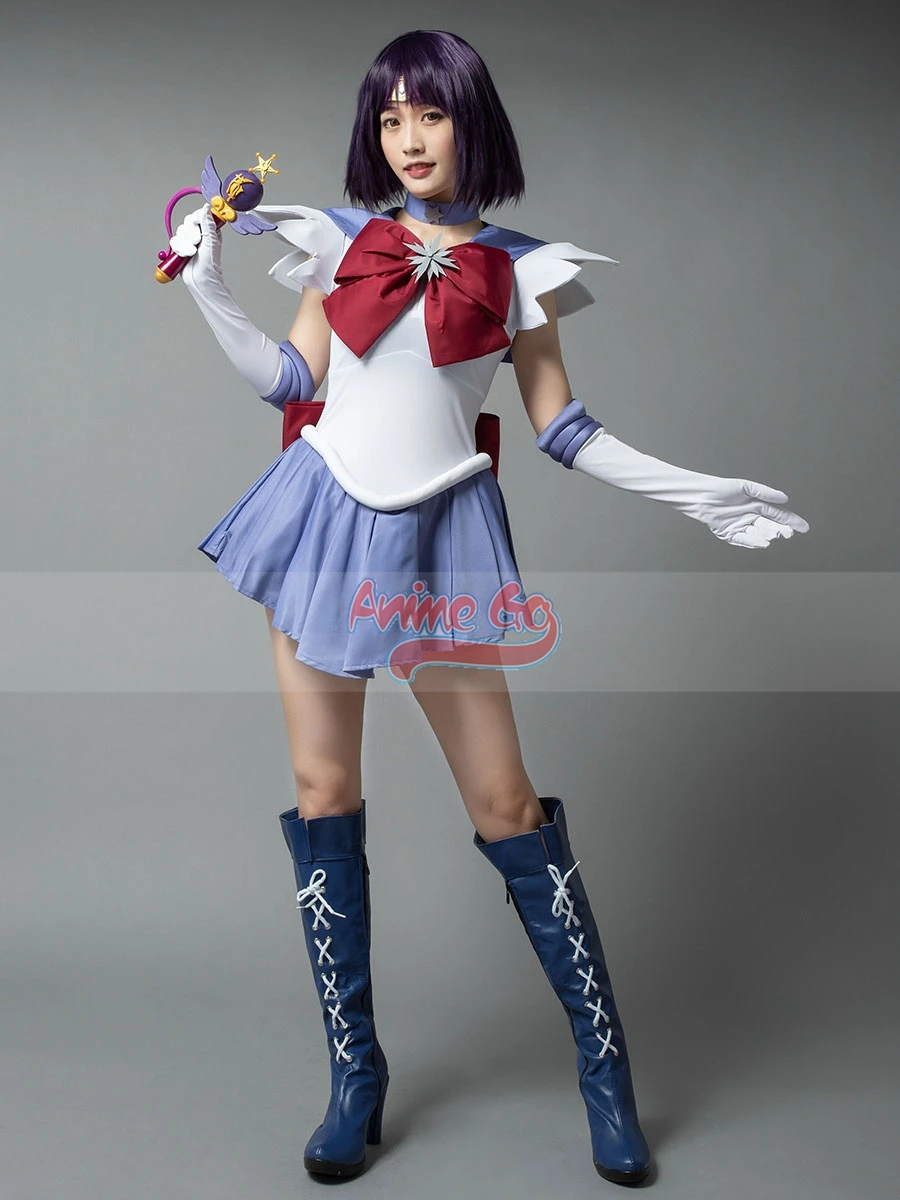 Anime Sailor Saturn Tomoe Hotaru Cosplay Kostium Damski Sukienka Strój Halloween