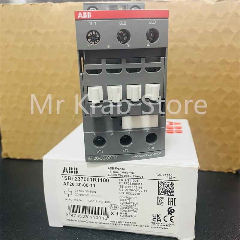 1pcs New original ABB Contactors  AF26-30-00-11 AF30-30-00-11 AF38-30-00-11