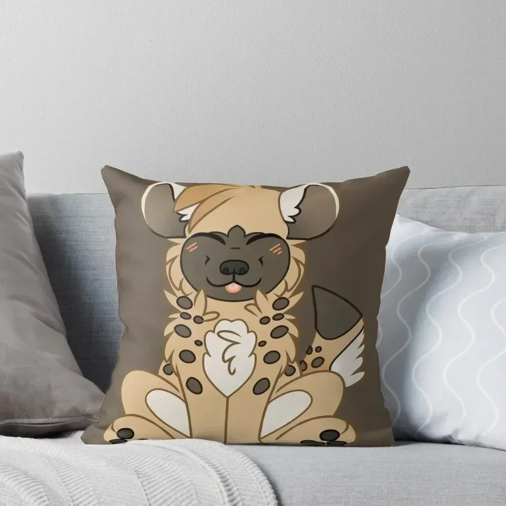 Cute Chibi Hyena Throw Pillow Pillowcase Christmas Throw Pillows Covers pillow