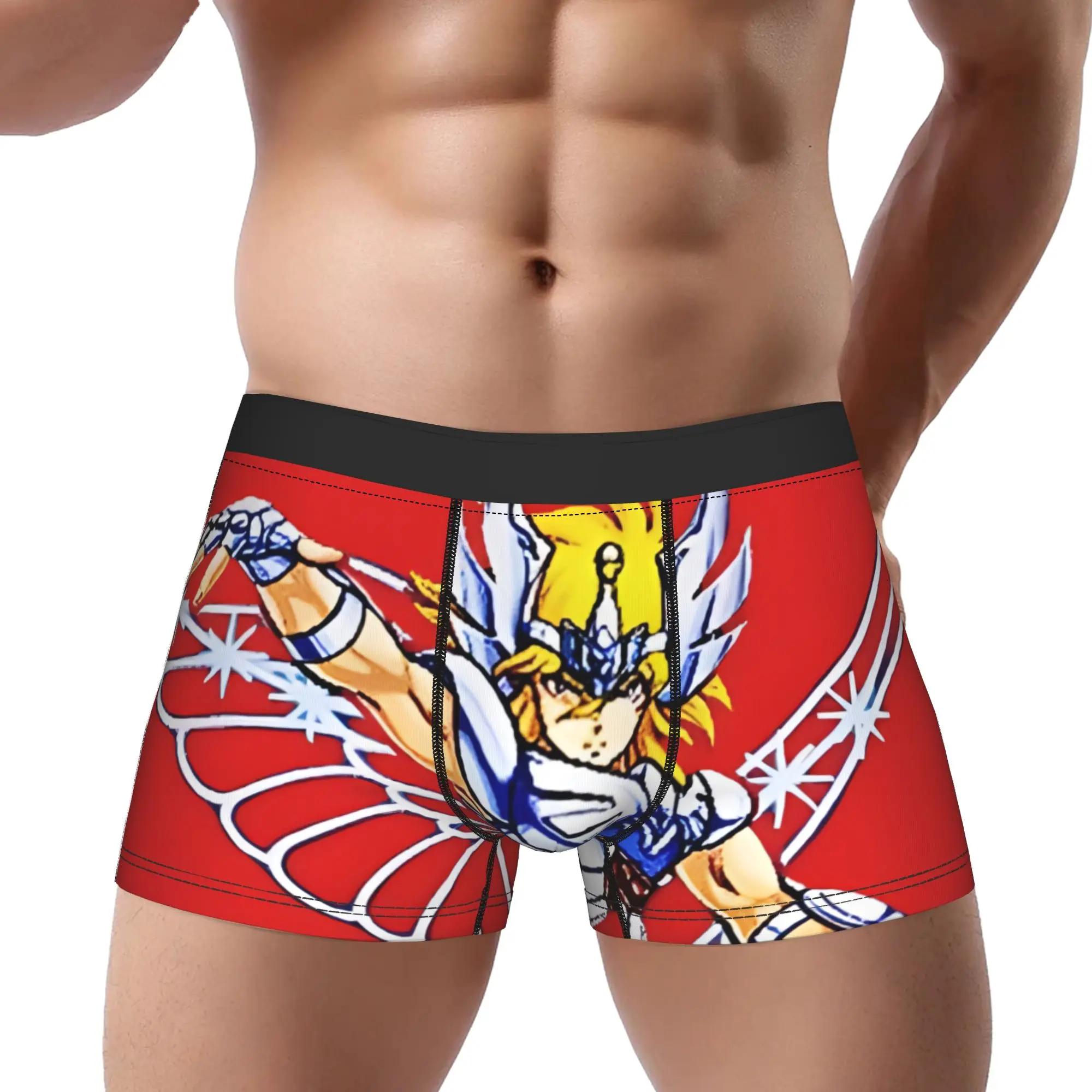 

adults 18 plus Bandai Knight Of The Zodiac Swan boxers Underpants Homme Panties Men's Underwear Comfortable Shorts Boxer Briefs