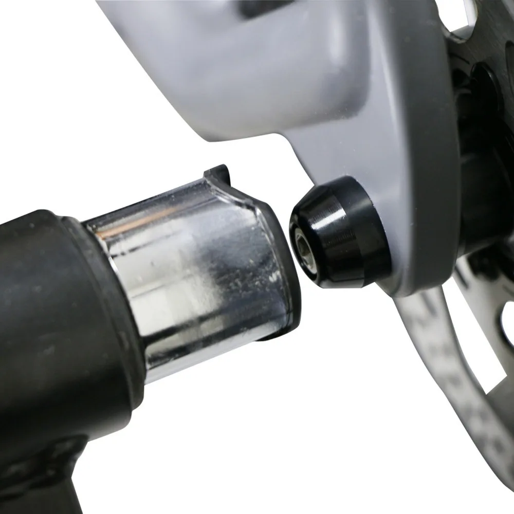 M12x1.0/1.5/1.75 دراجة من خلال المحور الأسود دراجة من سبيكة الألومنيوم المدرب المحور محول مع وجع المدرب من خلال سيخ المحور