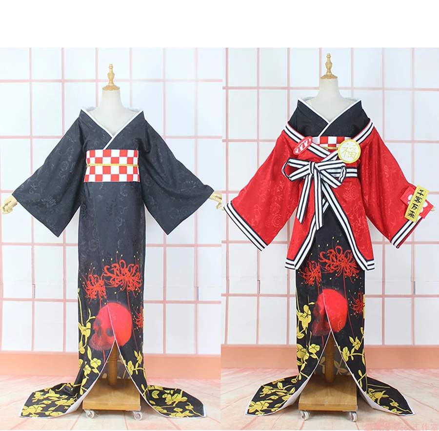 COSLEE Vtuber Nina Kosaka Kimono Dress Cosplay Costume Halloween Party Suit Role Play Clothing Custom Made NEW