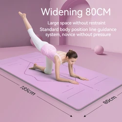 Multi-Style Yoga Mat Men And Women Thickened And Widened Shock-Absorbing Non-Slip Tpe Fitness Sports Dance Mat