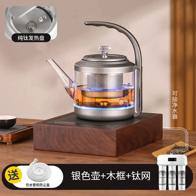 kettle, automatic water supply table, constant temperature integrated special Kung Fu tea glass tea brewer for making tea