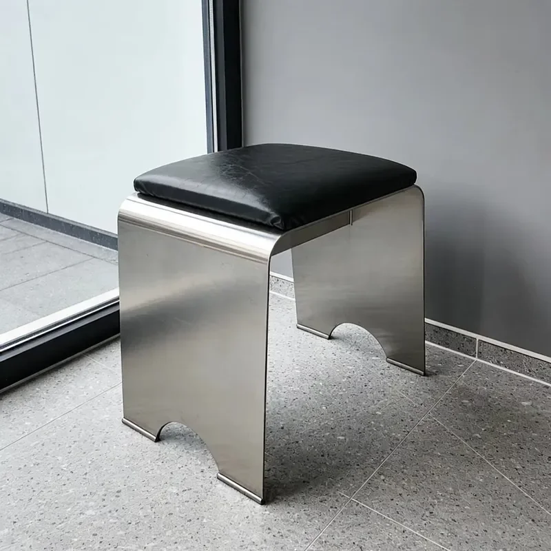 Modern Stainless Steel Stools Stylish Sturdy Easy to Maintain Ideal for High Traffic Dining Areas Cafes