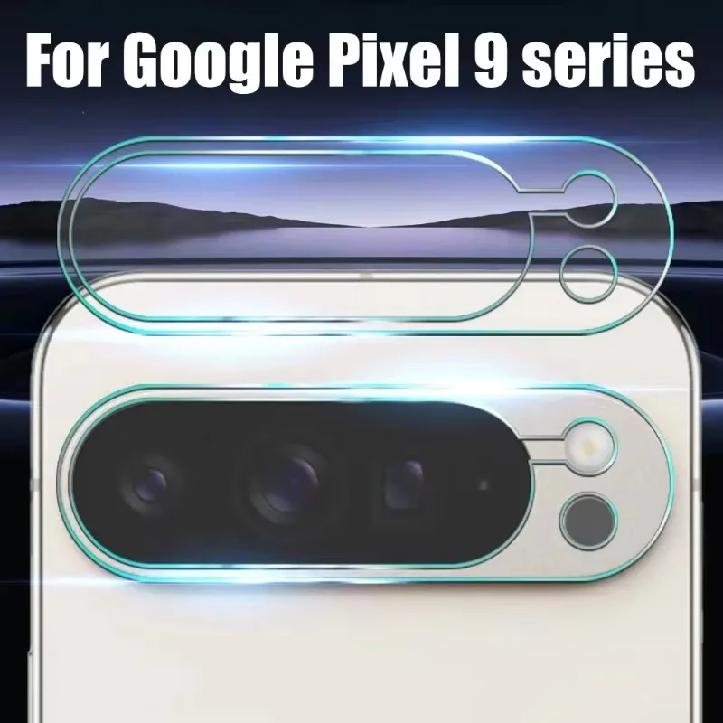 카메라 렌즈 필름 강화 유리 보호 필름, HD 투명 스크래치 방지 렌즈, 슬림 보호대 커버, Google Pixel 9 Pro XL