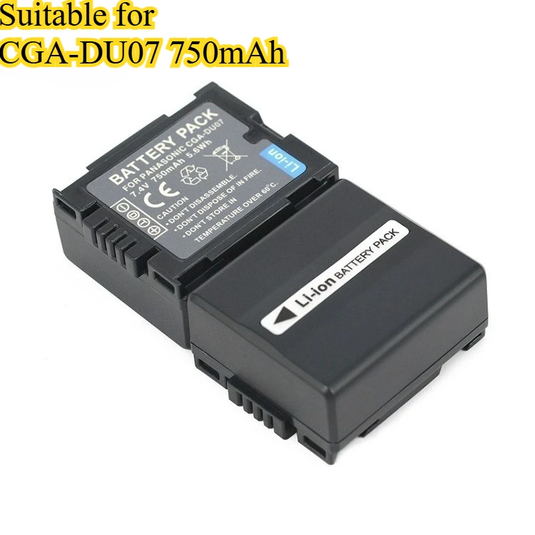 

750mAh DC/DVD Battery 36866; Using PANAS. Number Battery CGA-DU07 VW-VBD070CGA-DU06