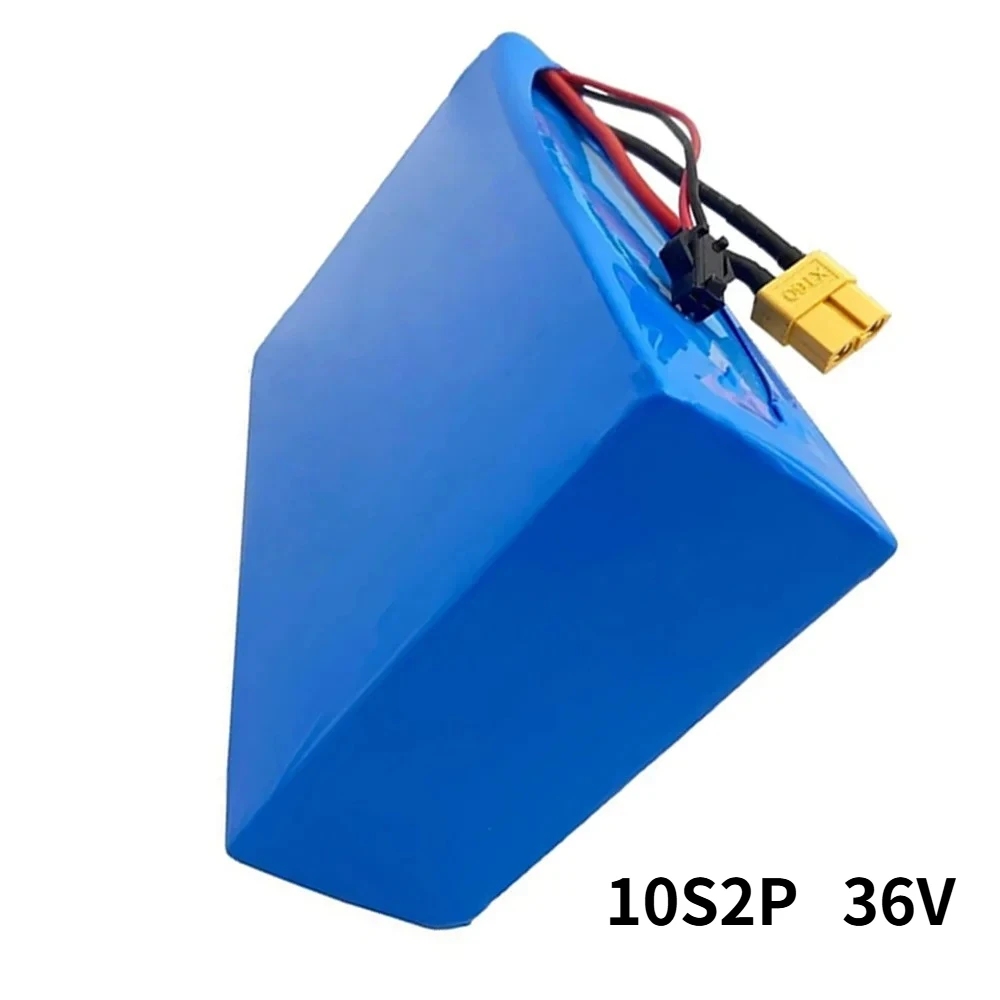 10S2P 36V 8000mAh Li-ion Battery Pack with BMS for 350W Replacement Battery with Multiple Plug Options Available
