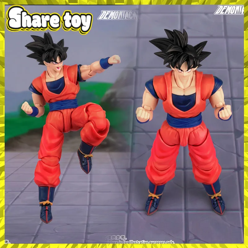 

Demoniacal Fit Dragon Ball Super Saiyan Son Goku Martialist Forever Evolve in Combat Anime Action Figure Model toys figure
