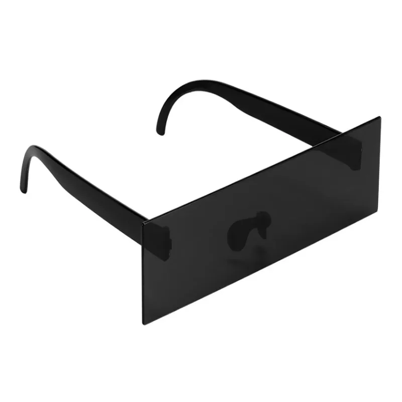 1Pc New Fancy Glasses Photobooth Props Censorship Black Eye Covered Bar Internet Sunglasses for Costume Xmas Party Cosplay