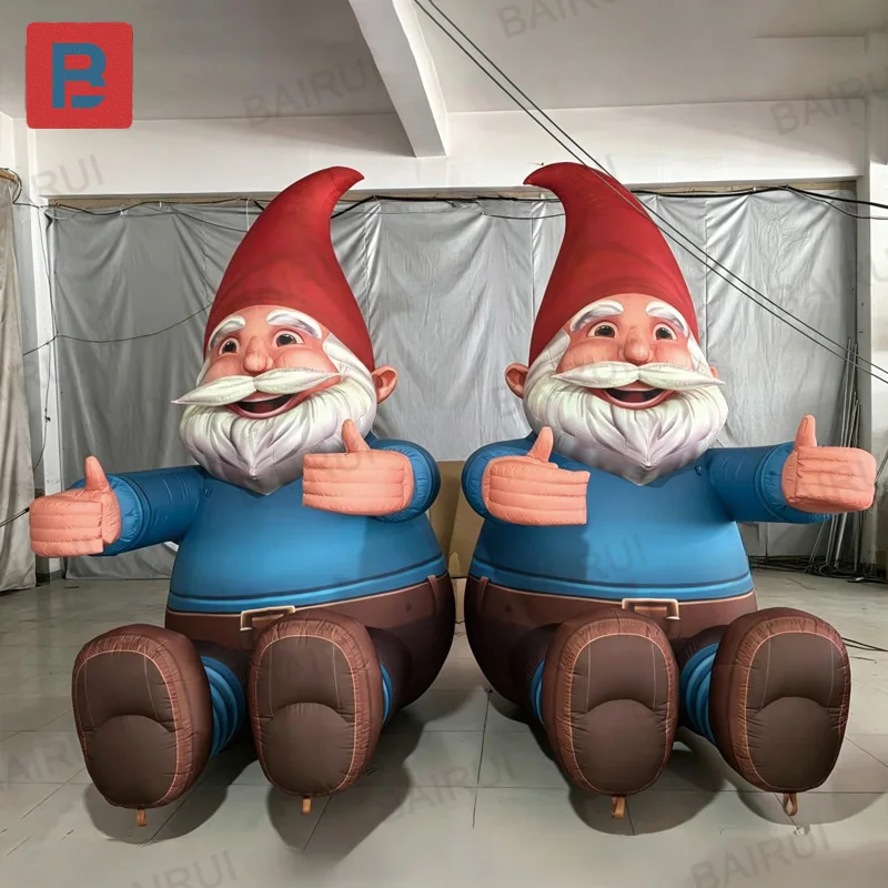 Inflatable Santa Claus, with blower, festival outdoor decoration, annual inflatable mascot