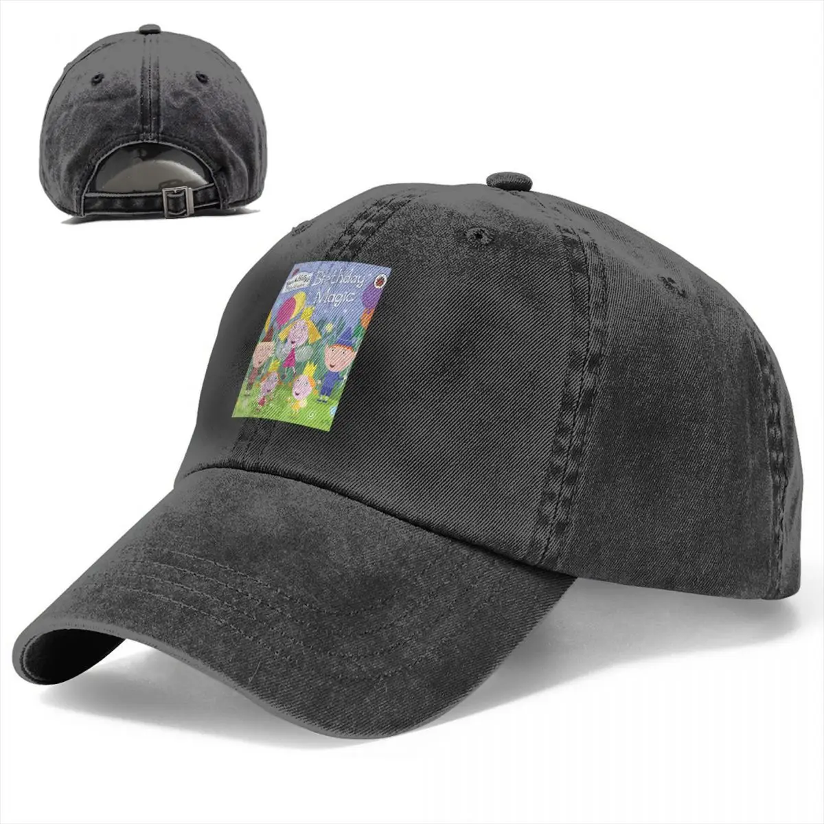 Washed Men's Baseball Cap Birthday Magic Characters Daisy And Poppy Trucker Snapback Caps Dad Hat Ben And Holly's Little Golf