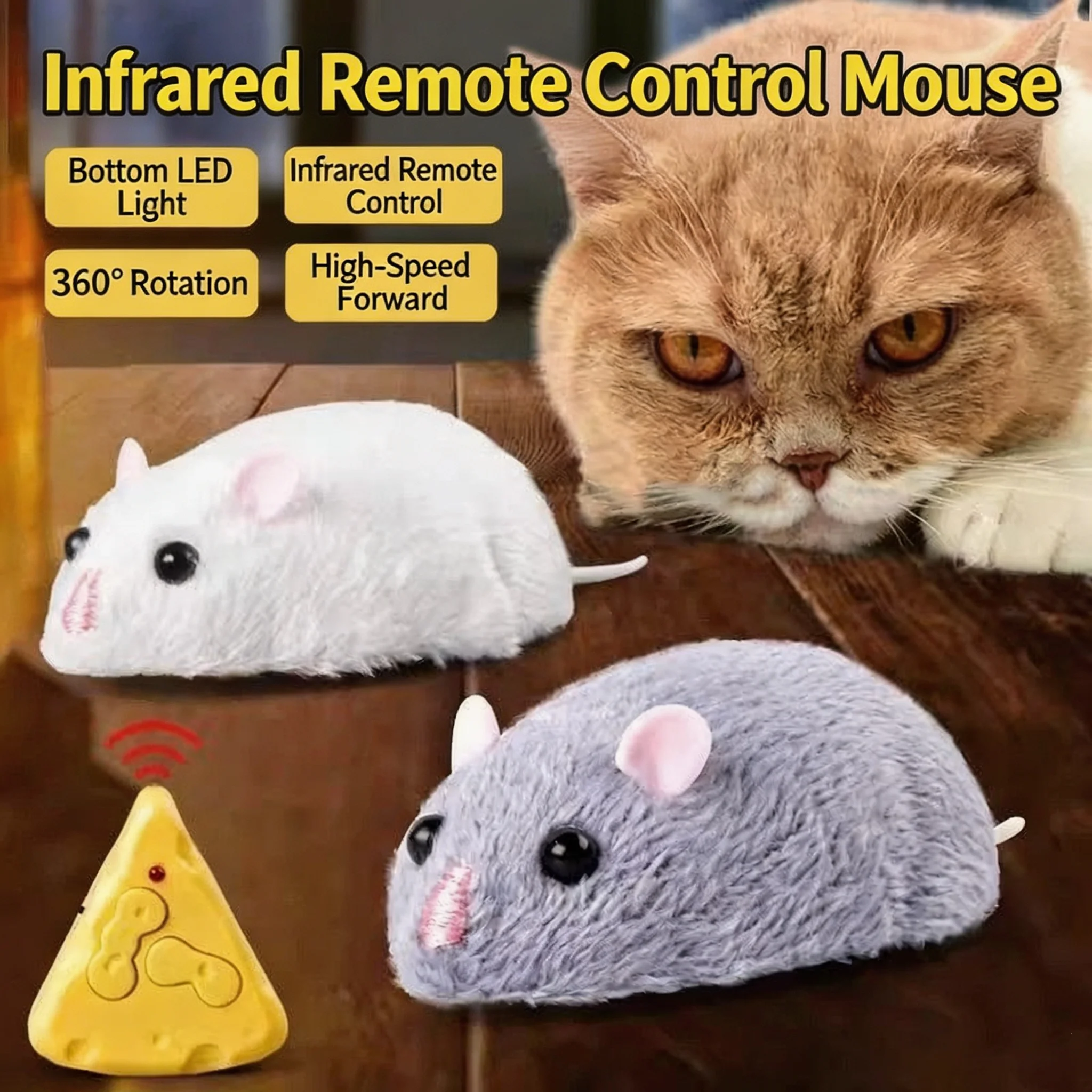 لعبة فأر بالتحكم عن بعد، فأر ك - مراجعة Power Tools Cat وسعره