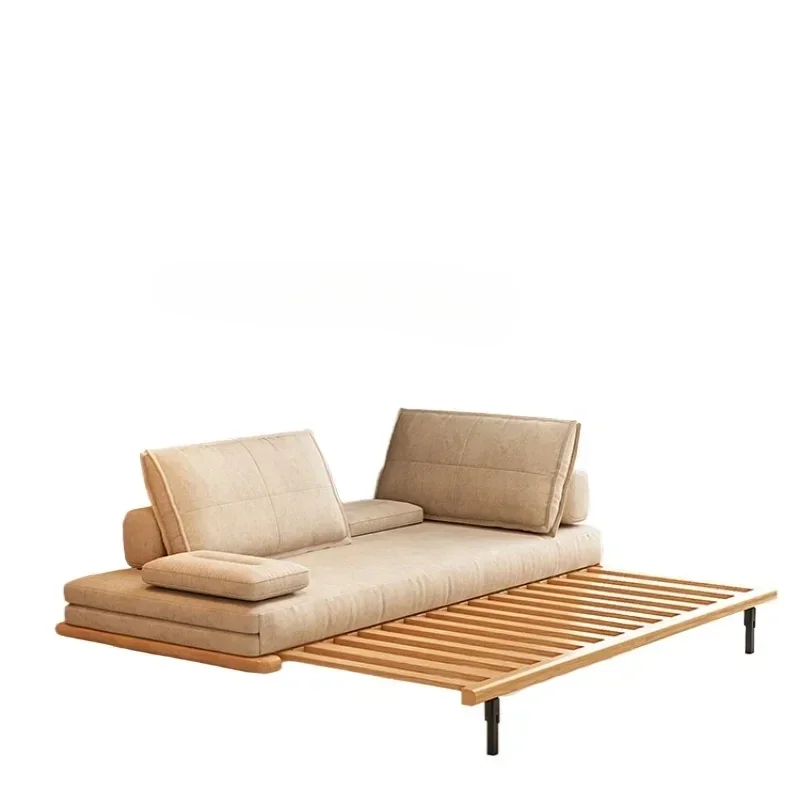 

ZF retractable storage sofa bed folding small apartment fabric sofa storage multi-function