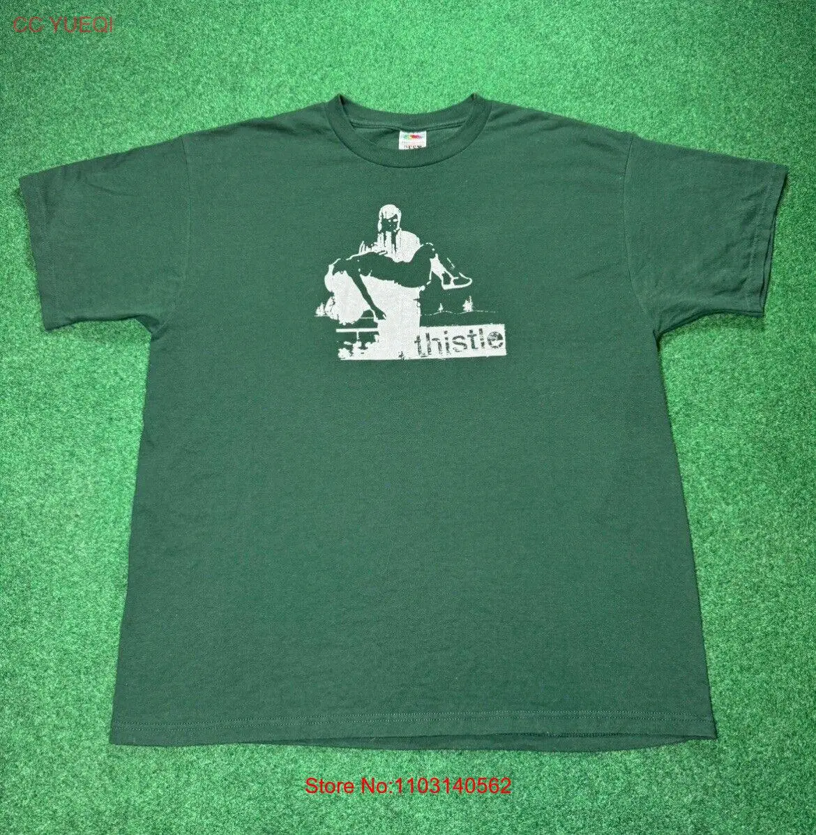 90s Y2K Thistle Vintage T-shirt Emo Texas Is The Reason Pavement Fugazi