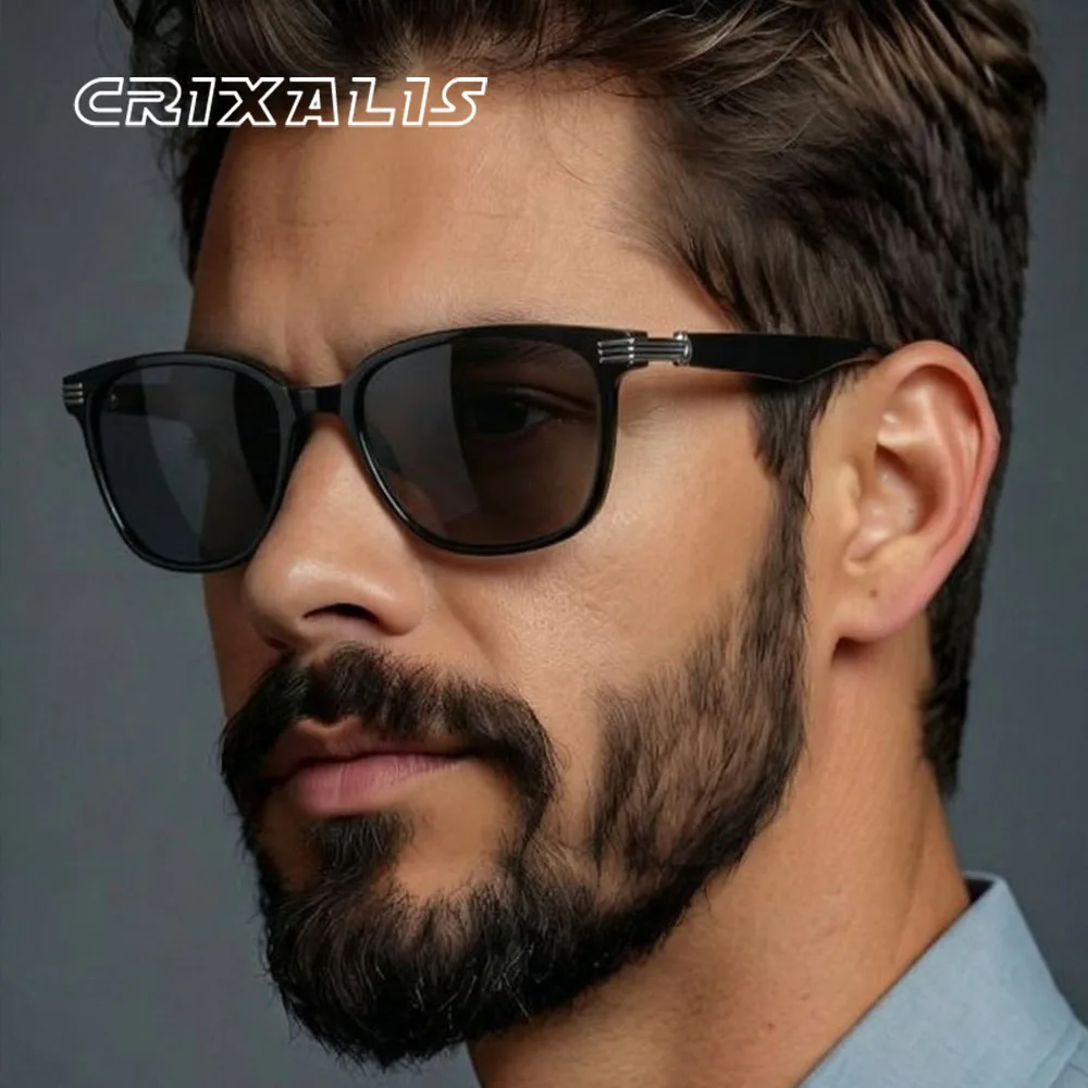 CRIXALIS Mode Polarisierte Sonnenbrille Männer TAC Objektiv Metall Rahmen Fahren Sport Outdoor Sonnenbrille Frauen Männlich UV400 Schutz