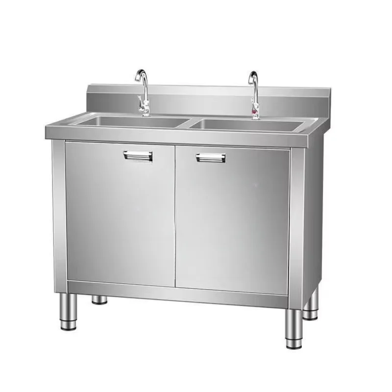 

Factory Direct 304 SUS Stainless Steel Free Standing Table 9L Basin Hotel Bars Kitchen Commercial Restaurant Sink With Faucet