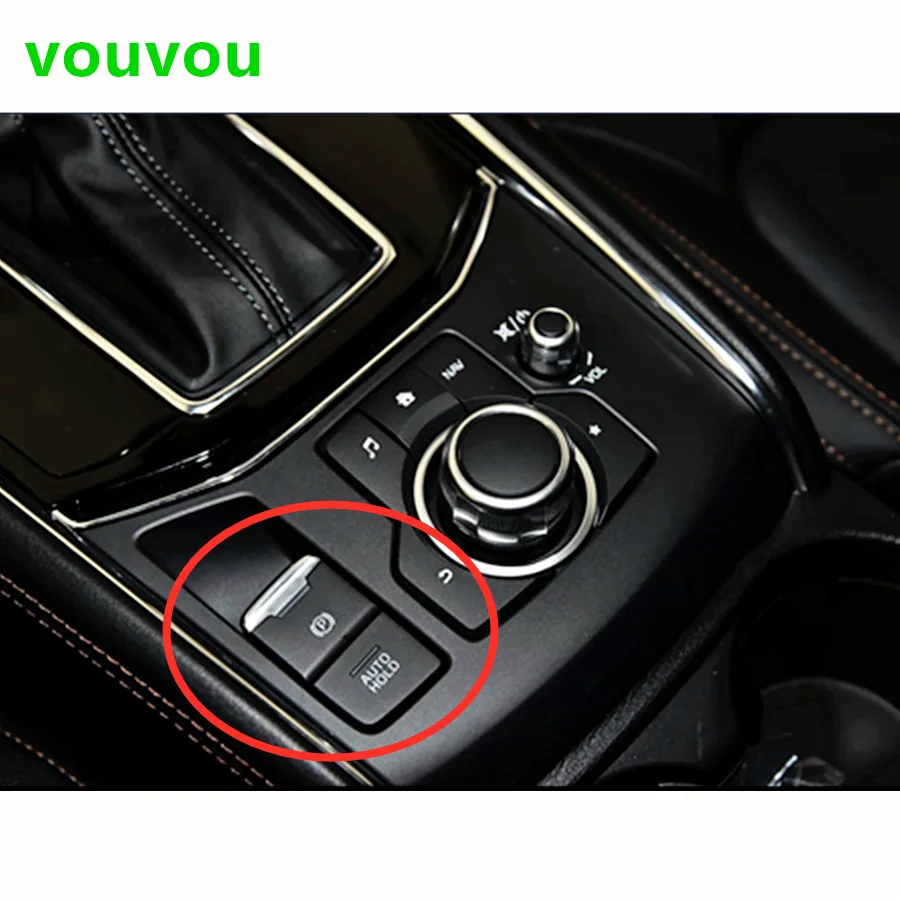 اكسسوارات السيارات وحدة التحكم وقوف السيارات EPB زر التبديل KD2W-66-EP0A لمازدا CX-5 2017-2024 KF CX-8 2018-2024 كجم #6